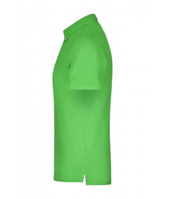 Men Men's Plain Polo Lime-green/lime-green-white 8083