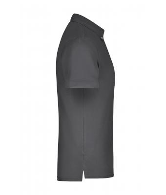 Heren Men's Plain Polo Grafiet/grafiet-wit 8083