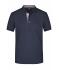 Heren Men's Plain Polo Navy/rood-navy-wit 8083