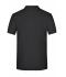 Herren Men's Plain Polo Black/black-white 8083