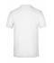 Men Men's Plain Polo White/blue-yellow-white 8083