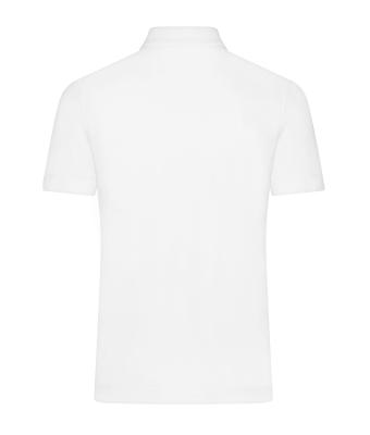 Men Men's Plain Polo White 8083
