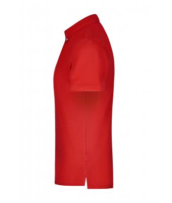 Heren Men's Plain Polo Rood/rood-wit 8083