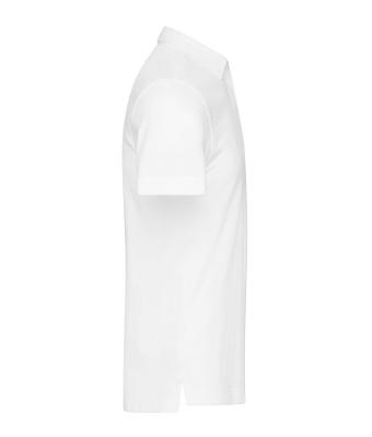 Heren Men's Plain Polo Wit 8083
