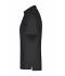 Heren Men's Plain Polo Zwart/zwart-wit 8083