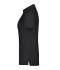Ladies Ladies' Plain Polo Black/black-white 8217