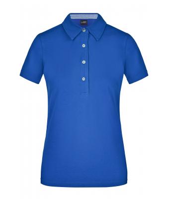 Damen Ladies' Plain Polo Royal/royal-white 8217
