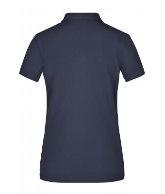 Dames Ladies' Plain Polo Navy/navy-wit 8217