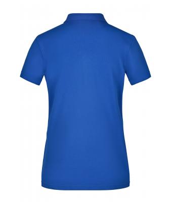 Dames Ladies' Plain Polo Royal/royal-wit 8217