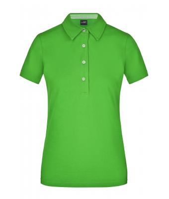 Ladies Ladies' Plain Polo Lime-green/lime-green-white 8217
