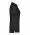 Damen Ladies' Plain Polo Black/black-white 8217