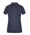 Damen Ladies' Plain Polo Navy/navy-white 8217