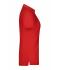 Damen Ladies' Plain Polo Red/red-white 8217