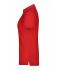 Dames Ladies' Plain Polo Rood/rood-wit 8217