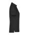 Dames Ladies' Plain Polo Zwart 8217