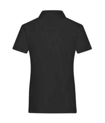 Dames Ladies' Plain Polo Zwart 8217