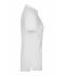 Femme Polo uni pour femme Blanc/marine-blanc 8217