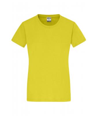 Dames Ladies' Slim Fit-T Geel 8088
