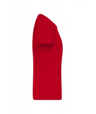 Dames Ladies' Slim Fit-T Rood 8088