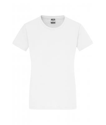 Dames Ladies' Slim Fit-T Wit 8088