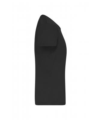 Dames Ladies' Slim Fit-T Zwart 8088