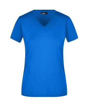 Damen Ladies' Slim Fit V-T Royal 8089