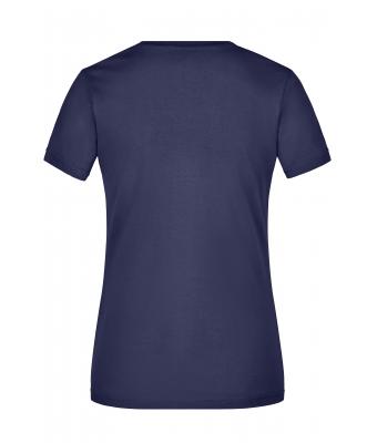 Dames Ladies' Slim Fit V-T Navy 8089