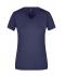 Dames Ladies' Slim Fit V-T Navy 8089