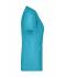 Dames Ladies' Slim Fit V-T Caraïbisch-blauw 8089