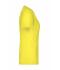 Dames Ladies' Slim Fit V-T Geel 8089