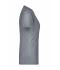 Damen Ladies' Slim Fit V-T Grey-heather 8089