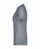 Dames Ladies' Slim Fit V-T Heather-grijs 8089
