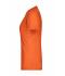 Dames Ladies' Slim Fit V-T Donkeroranje 8089