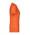 Dames Ladies' Slim Fit V-T Donkeroranje 8089