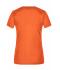 Dames Ladies' Slim Fit V-T Donkeroranje 8089