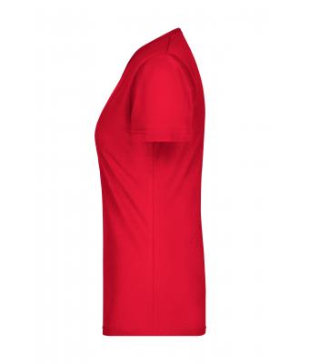 Damen Ladies' Slim Fit V-T Red 8089