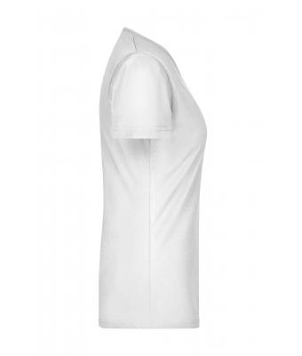 Ladies Ladies' Slim Fit V-T White 8089