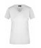 Ladies Ladies' Slim Fit V-T White 8089