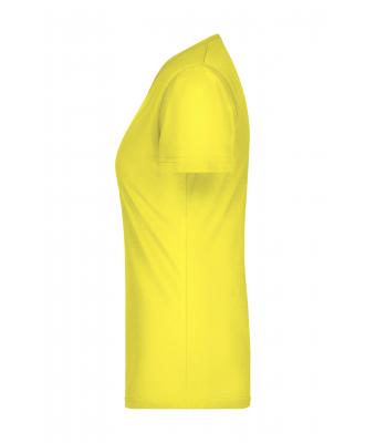 Ladies Ladies' Slim Fit V-T Yellow 8089