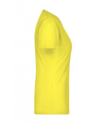 Ladies Ladies' Slim Fit V-T Yellow 8089