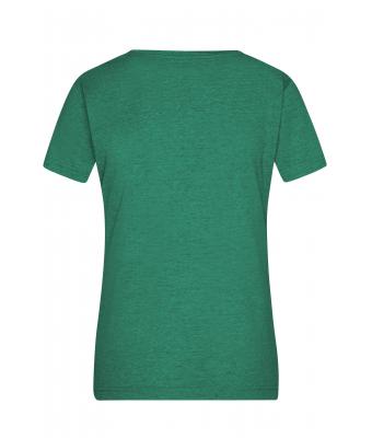 Damen Ladies' Heather T-Shirt Green-melange 8160
