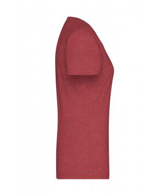 Ladies Ladies' Heather T-Shirt Wine-melange 8160