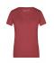 Damen Ladies' Heather T-Shirt Wine-melange 8160