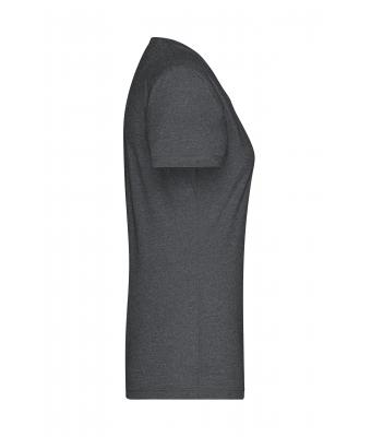 Femme T-shirt femme mélange Noir-mélange 8160