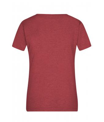 Femme T-shirt femme mélange Vin-mélange 8160