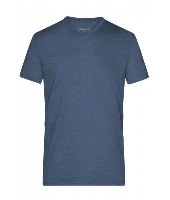 Heren Men's Heather T-Shirt Blauw-melange 8161