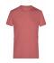 Men Men's Heather T-Shirt Red-melange 8161