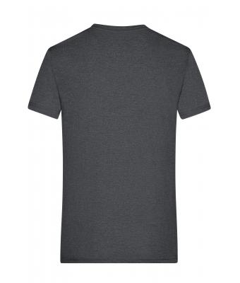 Homme T-shirt homme mélange Noir-mélange 8161