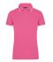 Dames Ladies' Polo Roze/wit 8207