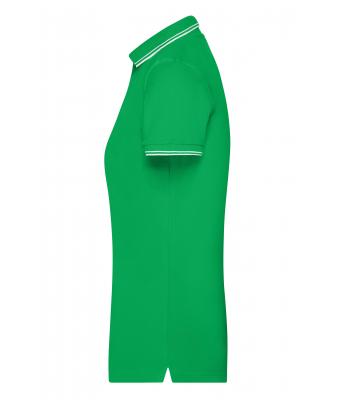 Dames Ladies' Polo Varengroen/wit 8207